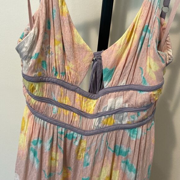 Free People Wisteria Floral Maxi Dress size Small - Picture 6 of 14